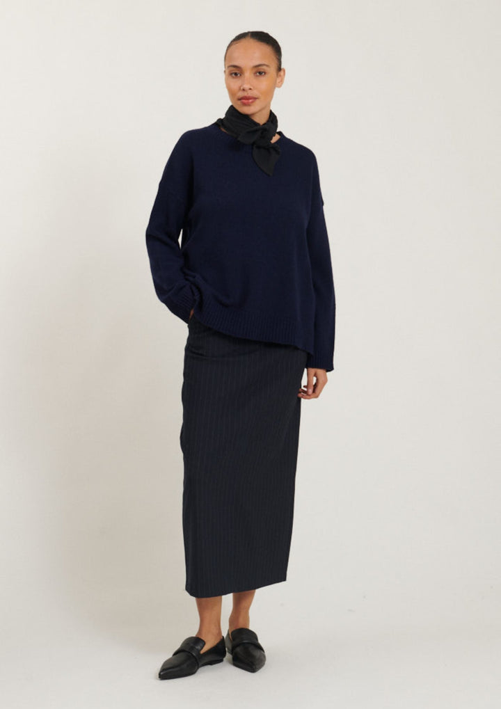 Basic Apparel - Lise O-Neck - Striktrøje