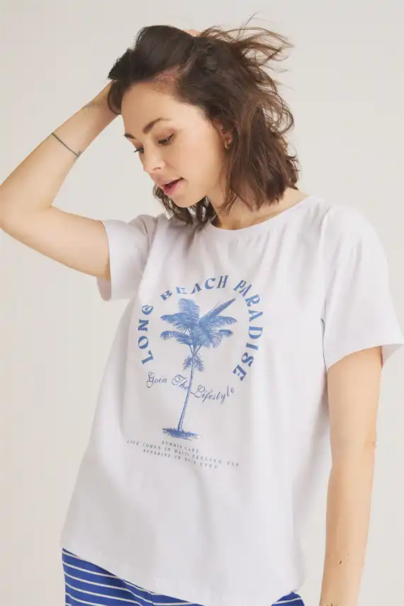 Luxzuz - Lobepa T-shirt - White