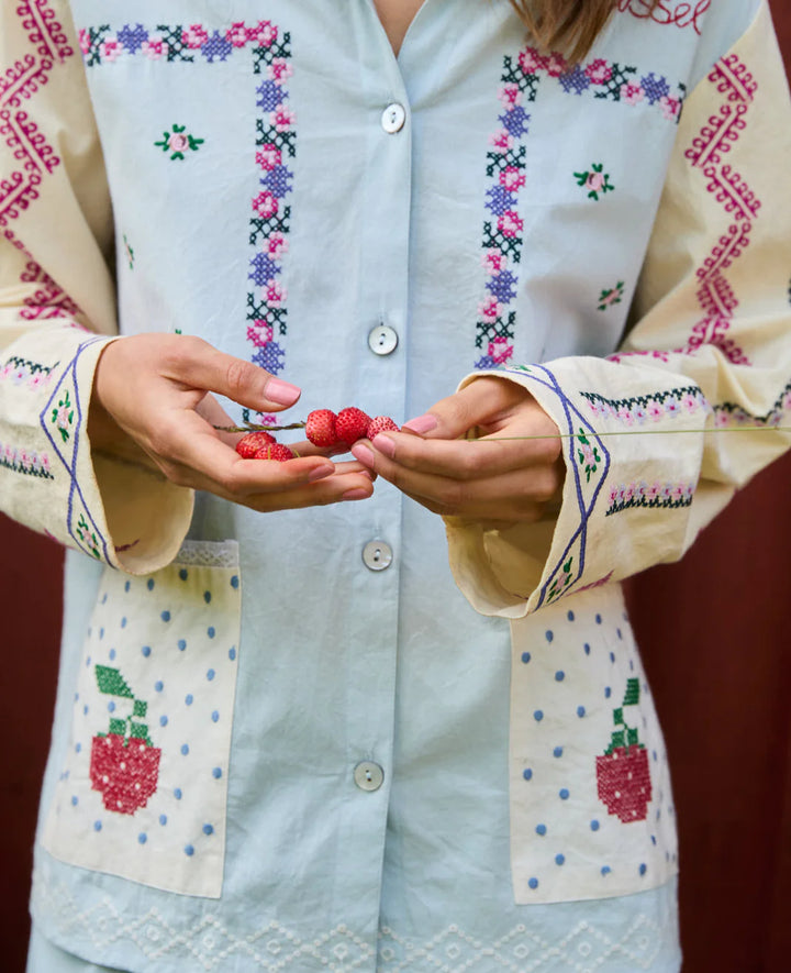 Sissel Edelbo - Louise Shirt - Baby Blue
