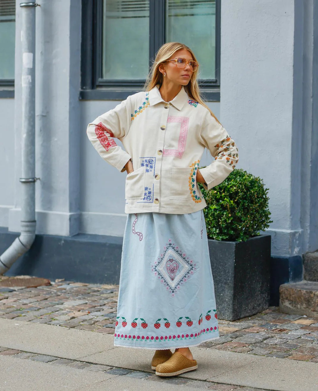 Sissel Edelbo Louise Skirt - Baby Blue