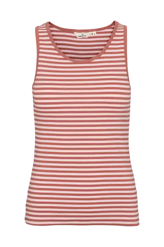 Basic Apparel - Ludmilla Tank Top - Cedar Wood/ Rose Shadow