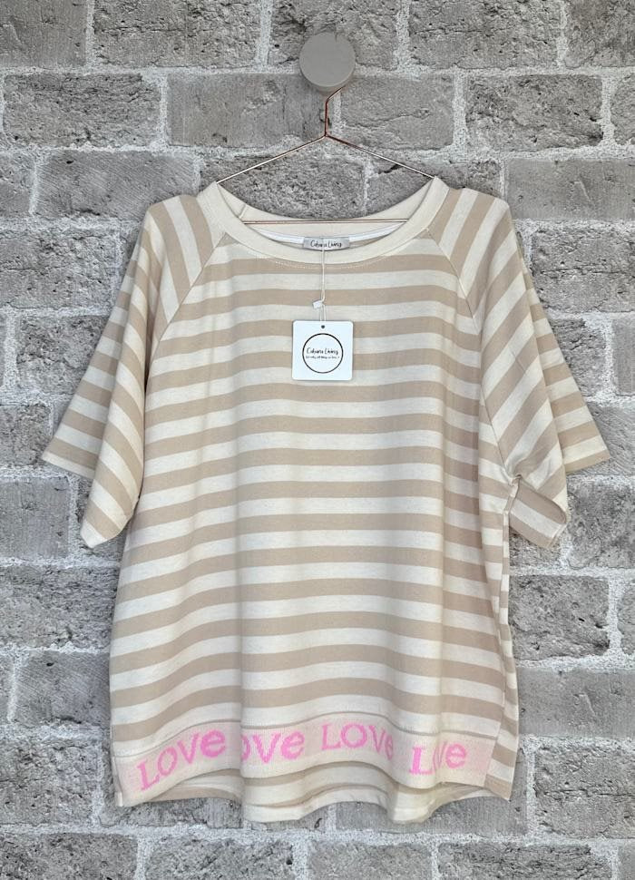 Cabana - Laisa T-shirt - Beige - Onesize