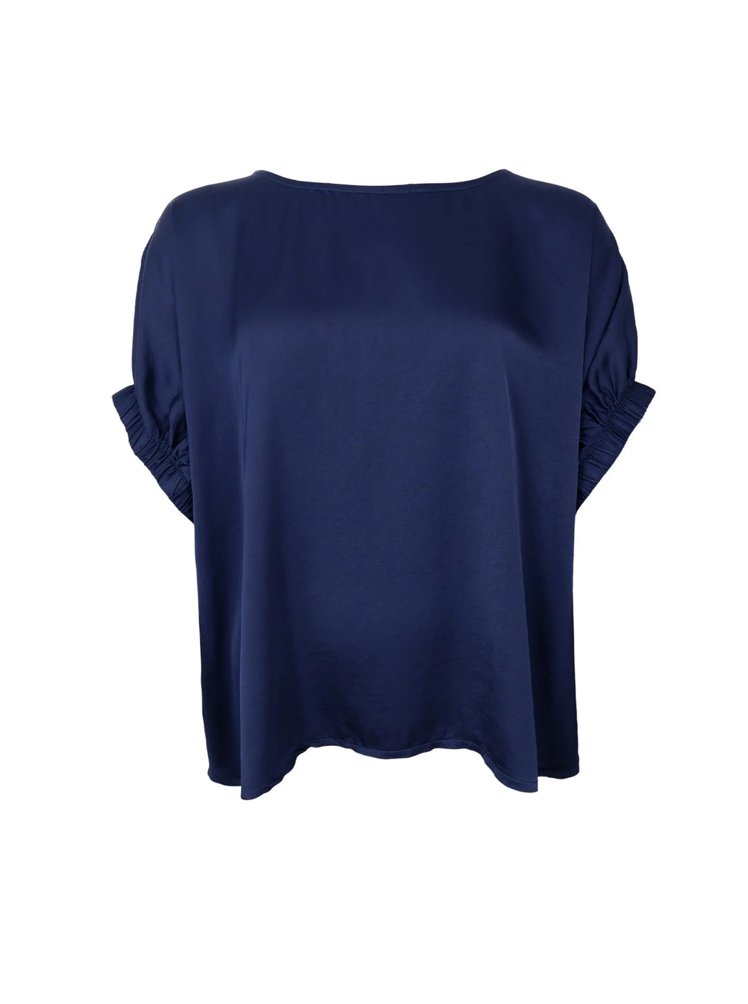 Black Colour - BC Mabel Blouse - Dark Blue - Onesize