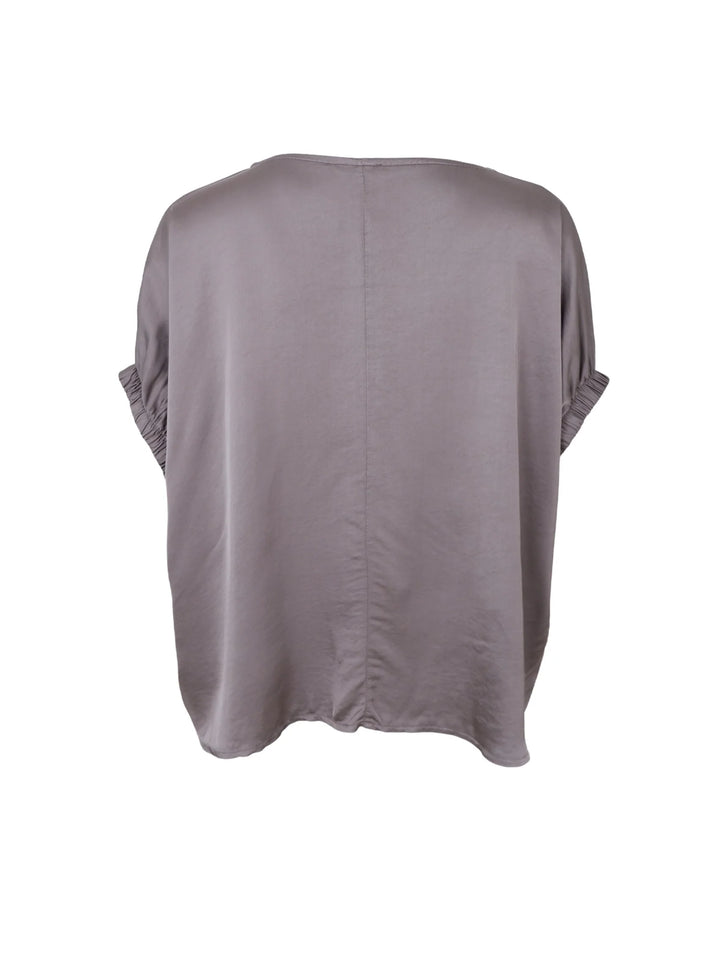 Black Colour - BC Mabel Blouse - Taupe - Onesize