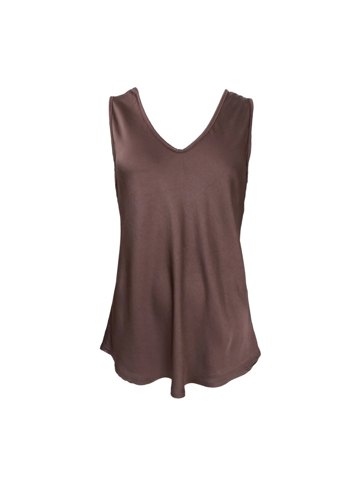 Black Colour - Mabel Top - Coffee