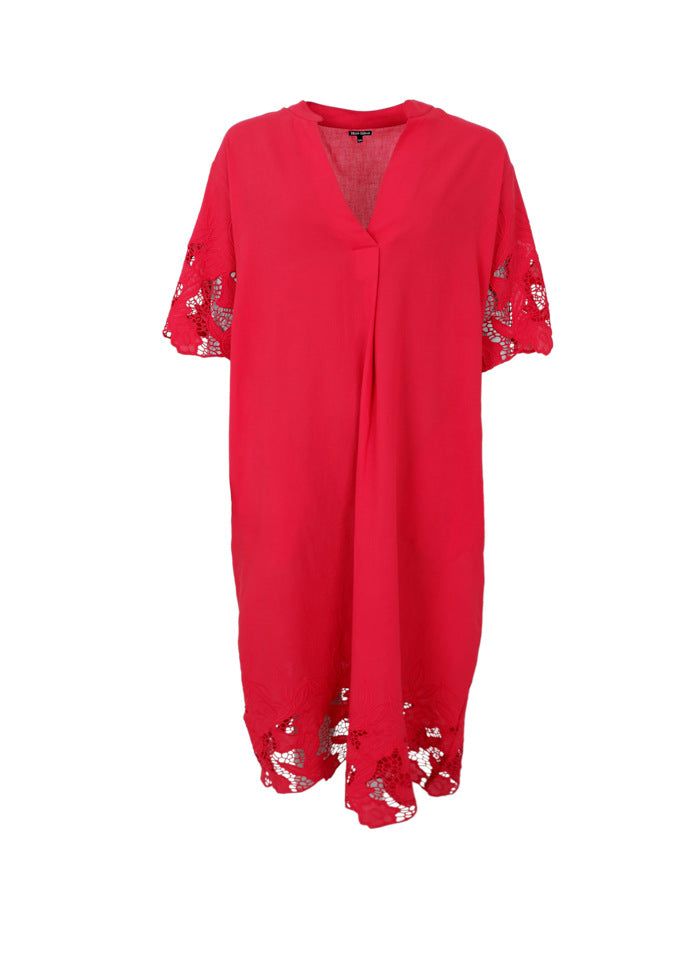 Black Colour - Madicken Dress - Red