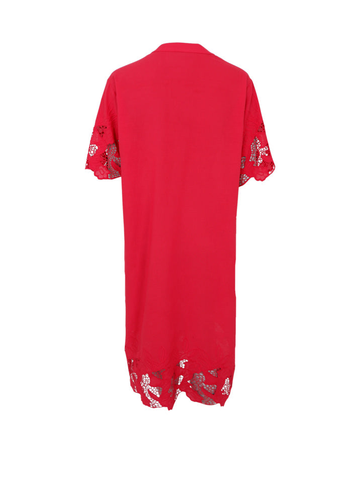 Black Colour - Madicken Dress - Red