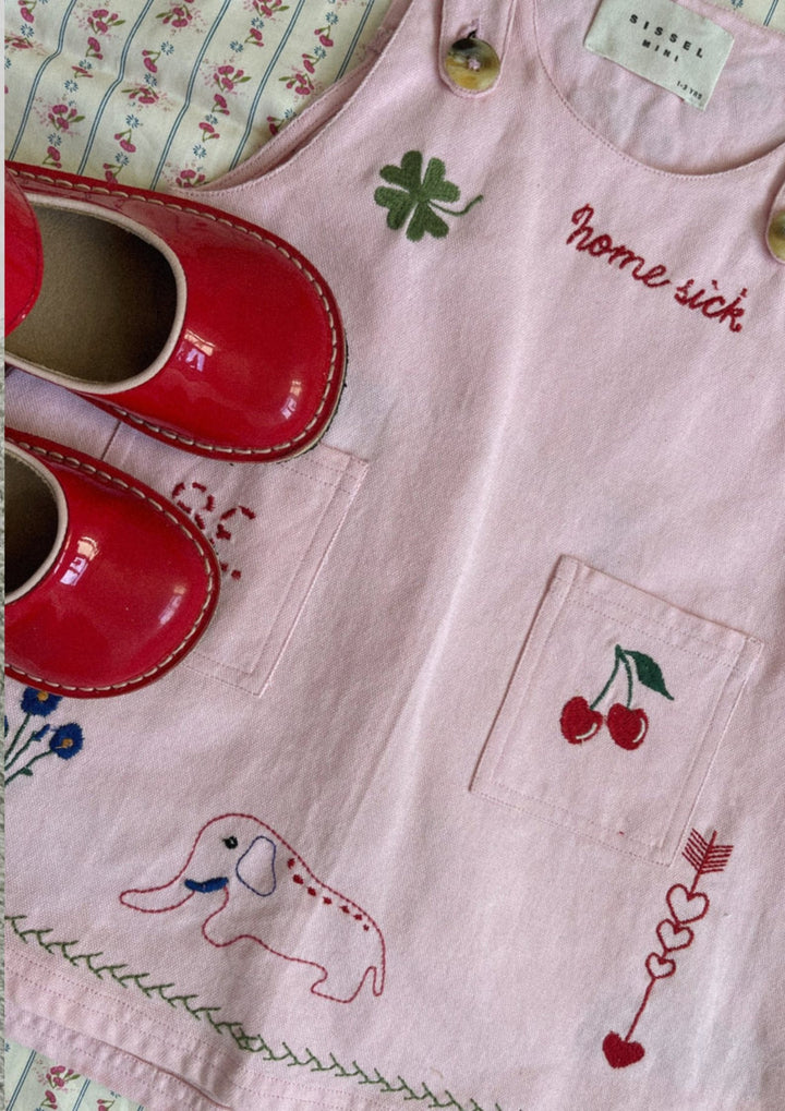 Sissel Edelbo - Magda Mini Kjole - Pink - 3-4 years