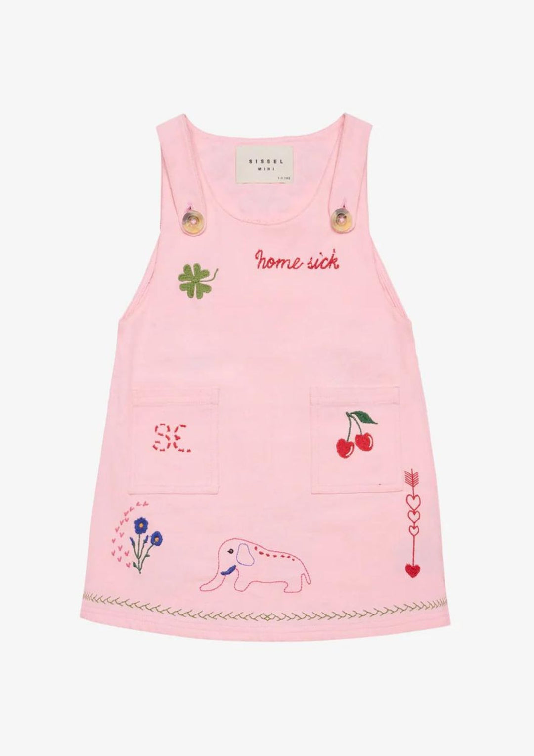 Sissel Edelbo - Magda Mini Kjole - Pink - 3-4 years