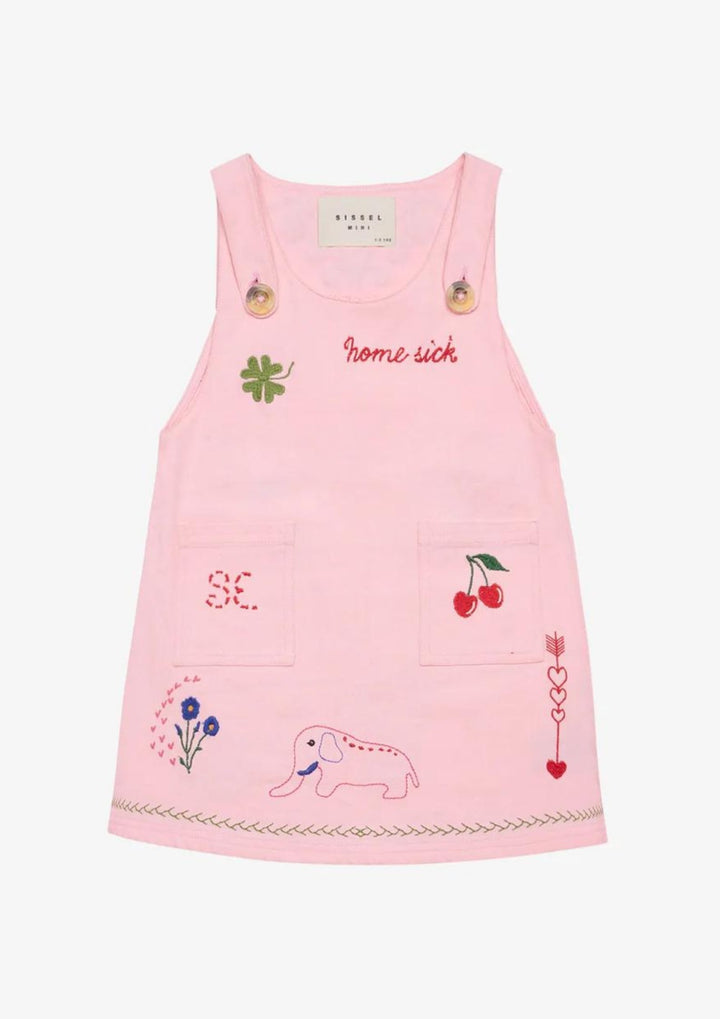 Sissel Edelbo - Magda Mini Kjole - Pink - 3-4 years