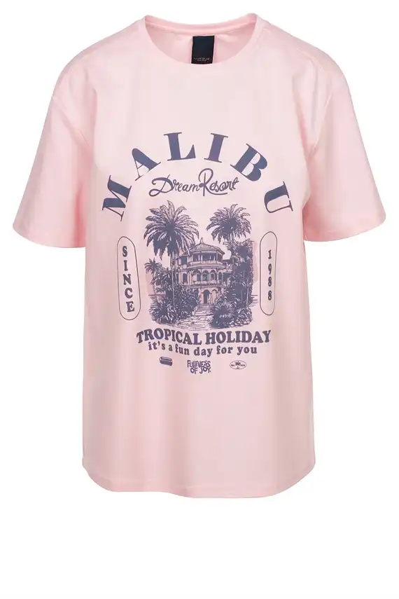 Luxzuz Mali T-shirt - Crystal Rose