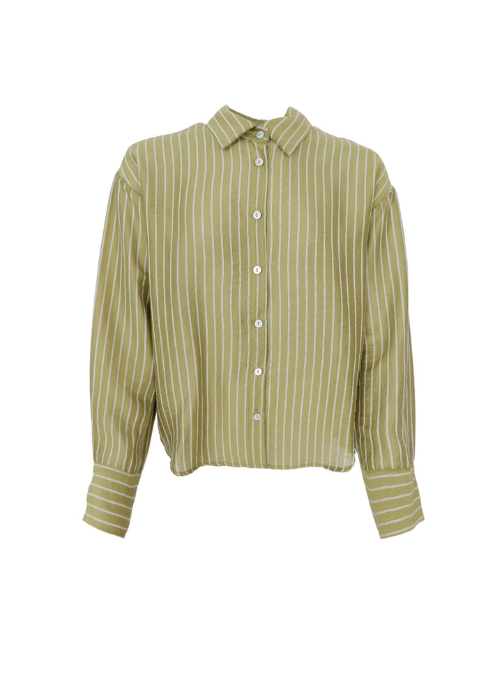 Black Colour - BC Malone Shirt - DK. Lime