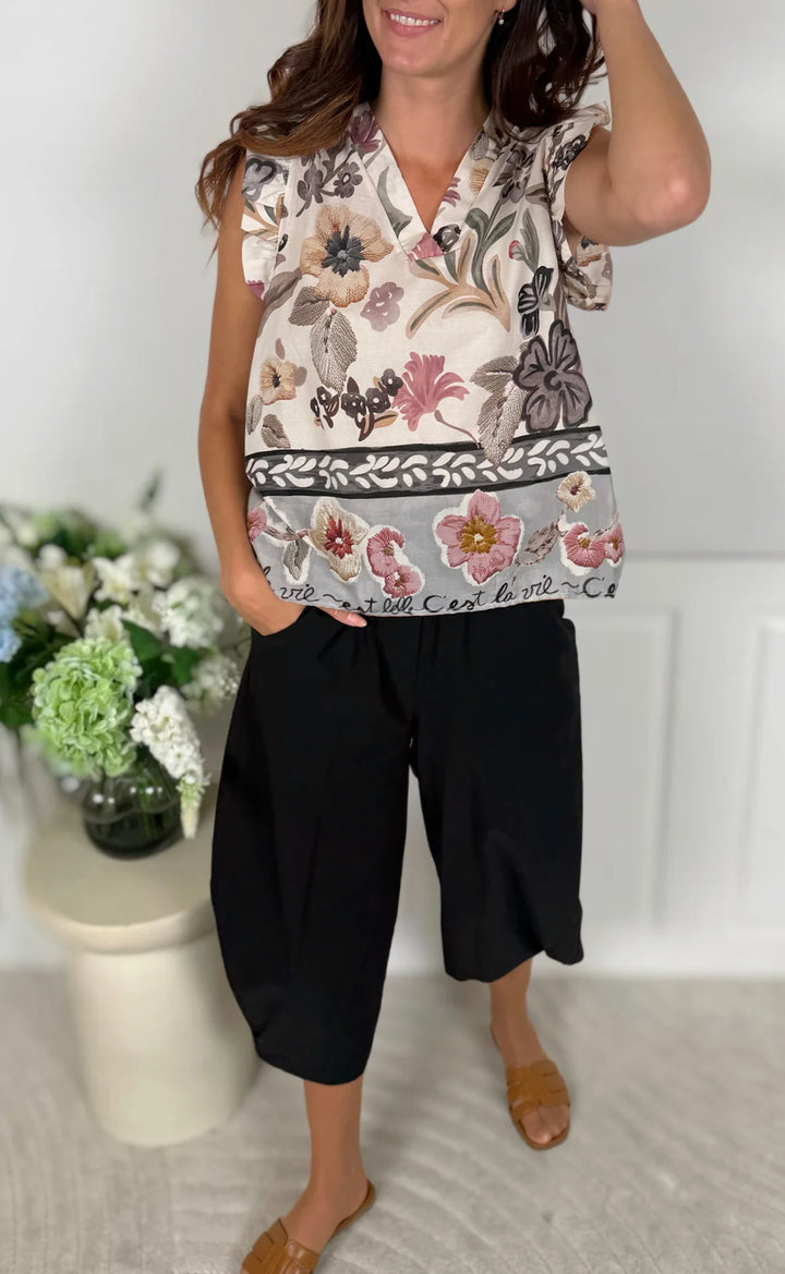 Marta - Marita Shirt - Black
