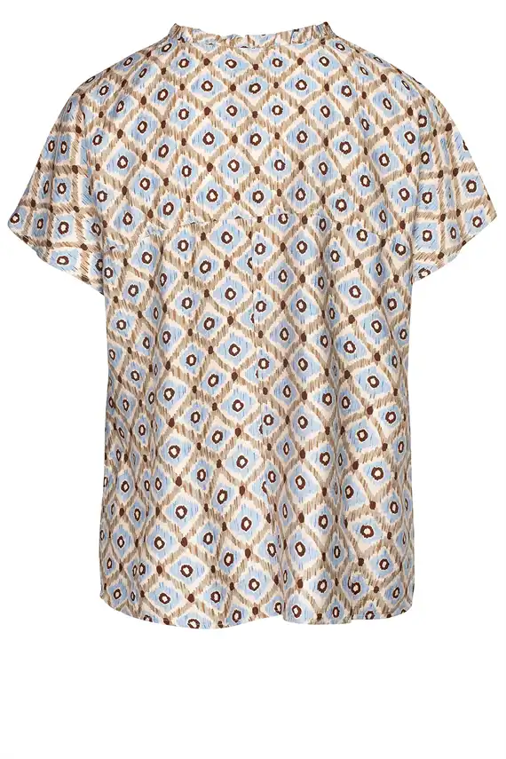 Luxzuz - Maritoana Blouse - Granada Sky
