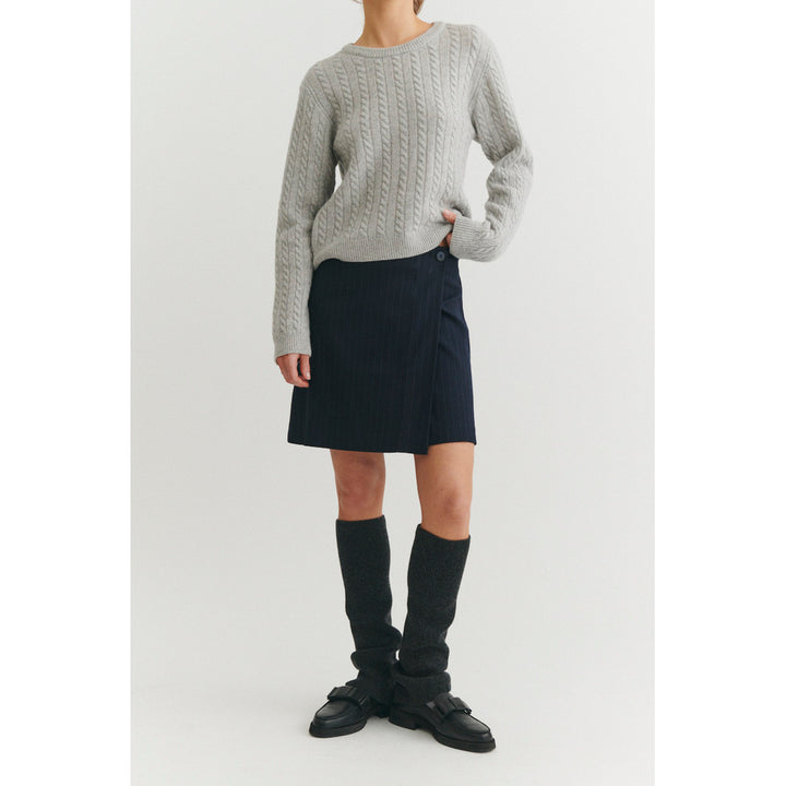 Basic Apparel - Marjo Wrap Nederdel - Sky Caption