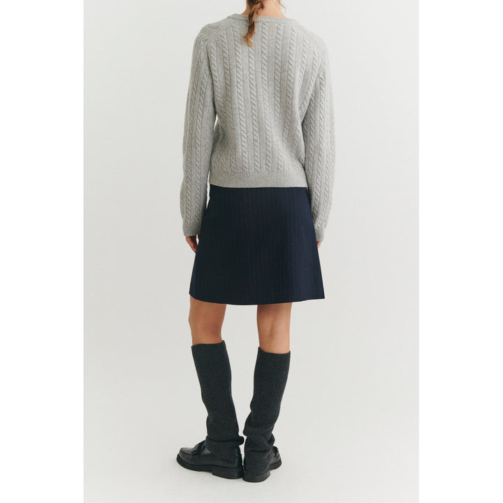 Basic Apparel - Marjo Wrap Nederdel - Sky Caption