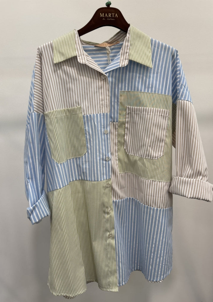 Marta - Blandine Shirt - Multi Beige