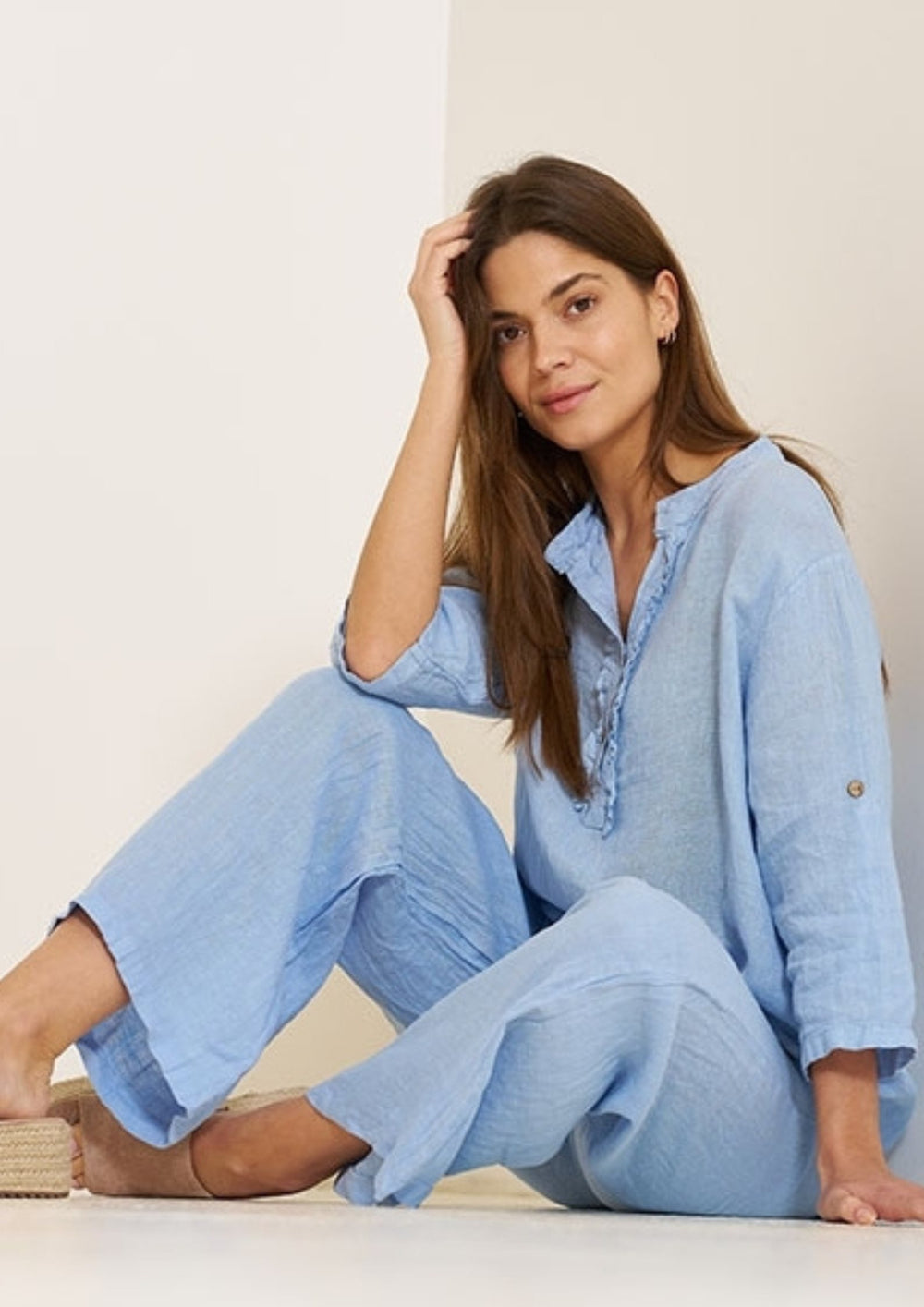Marta - Bonnie Skjorte - Celeste