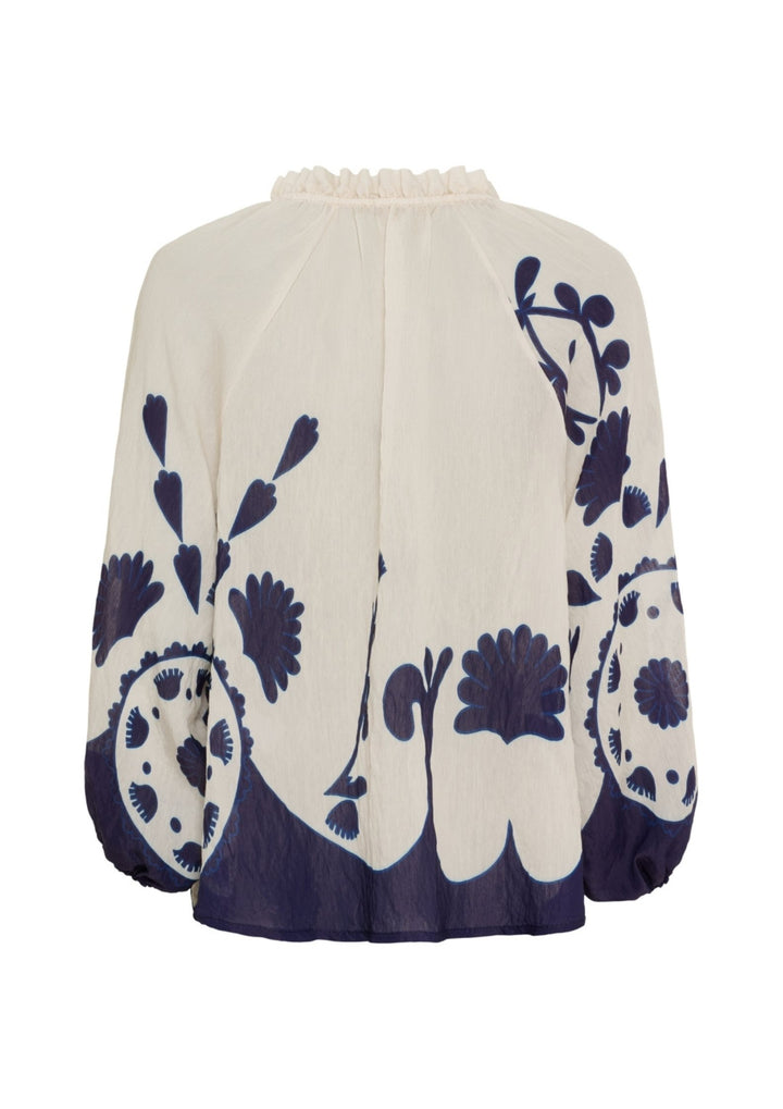 Marta - Clary Bluse - Blue