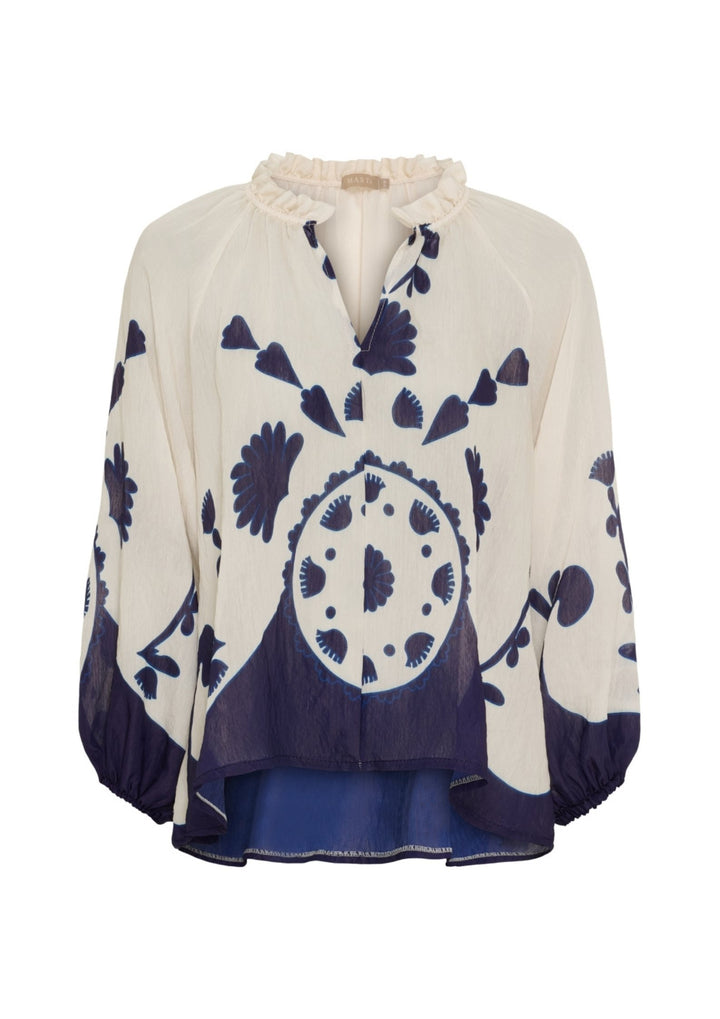 Marta - Clary Bluse - Blue