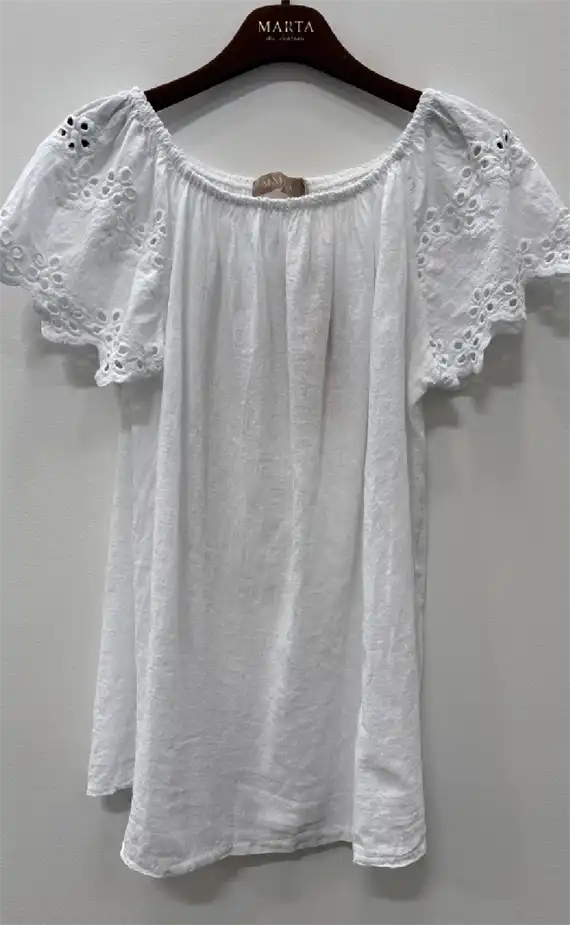 Marta - Randi Top - White - Onesize