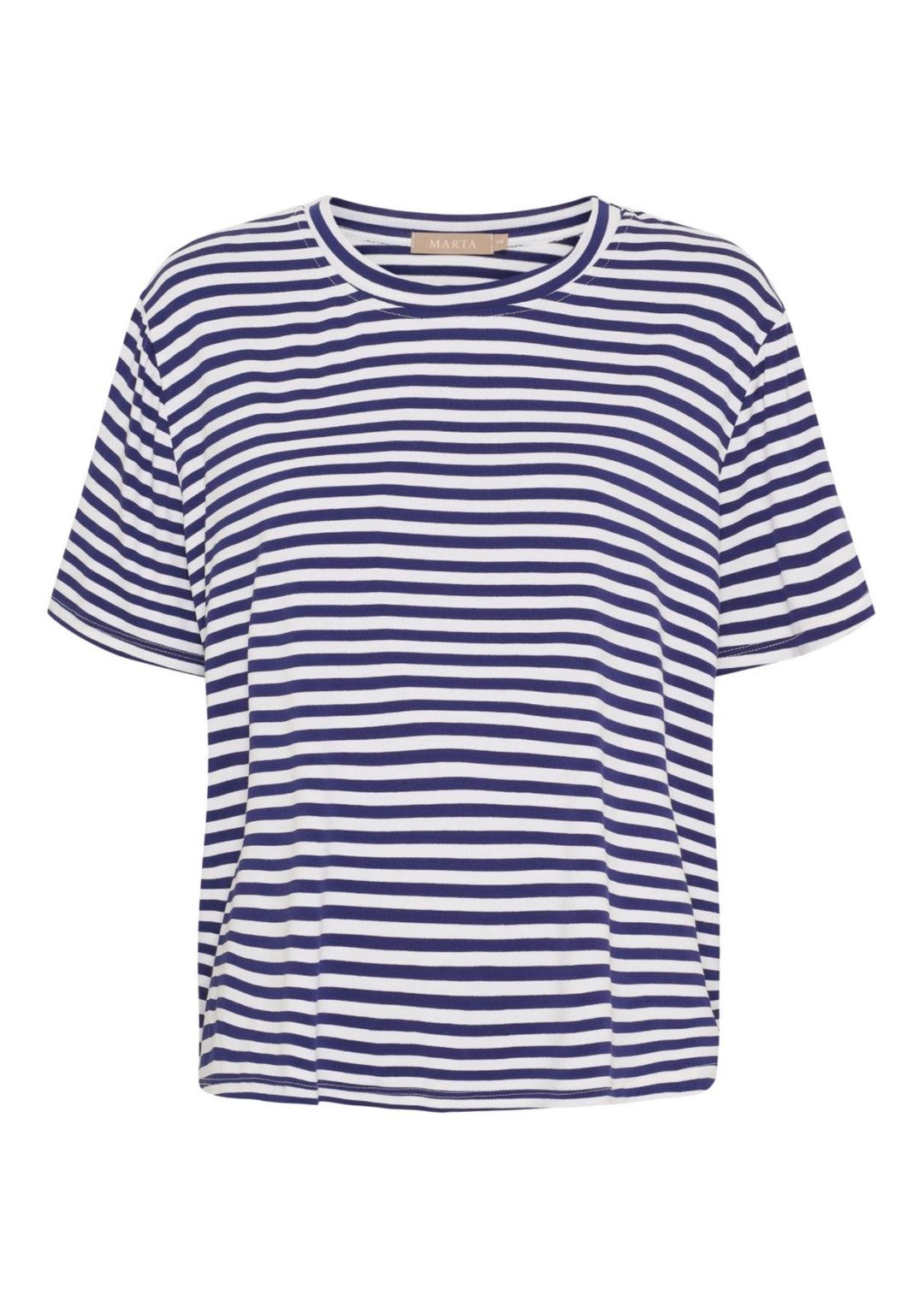 Marta - Enrica T-shirt - Blue Scuro Stripe