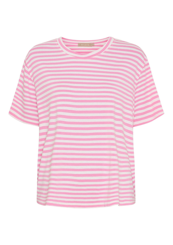 Marta - Enrica T-shirt - Bubblegum Stripe