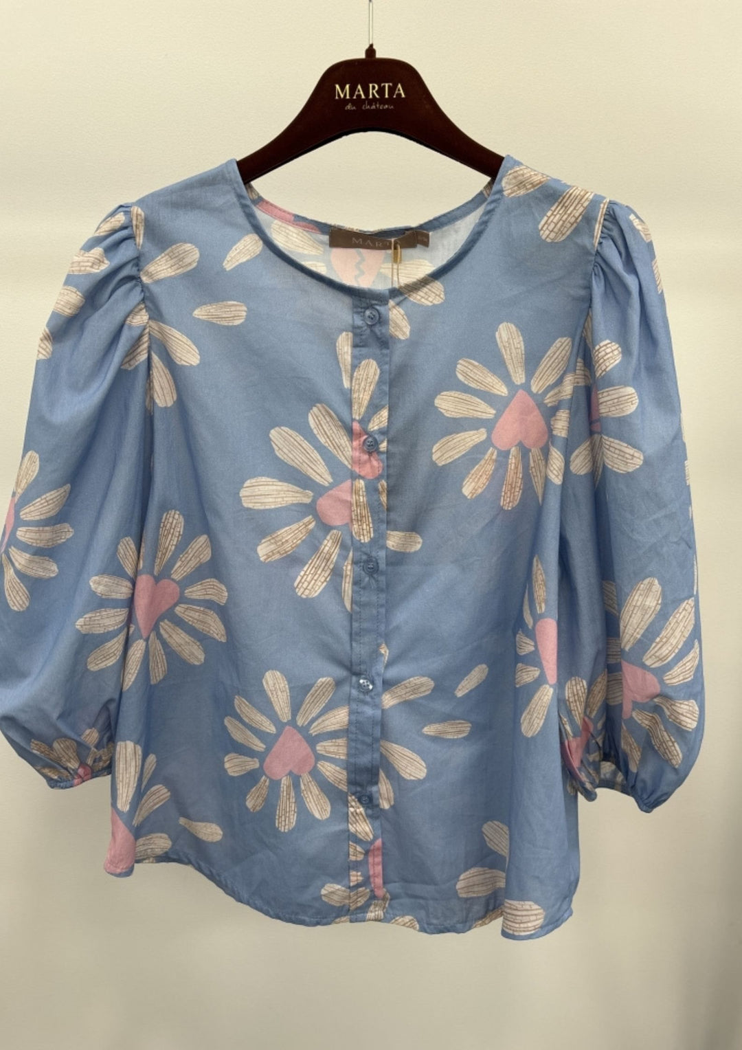 Marta - Flavia Bluse - Denim