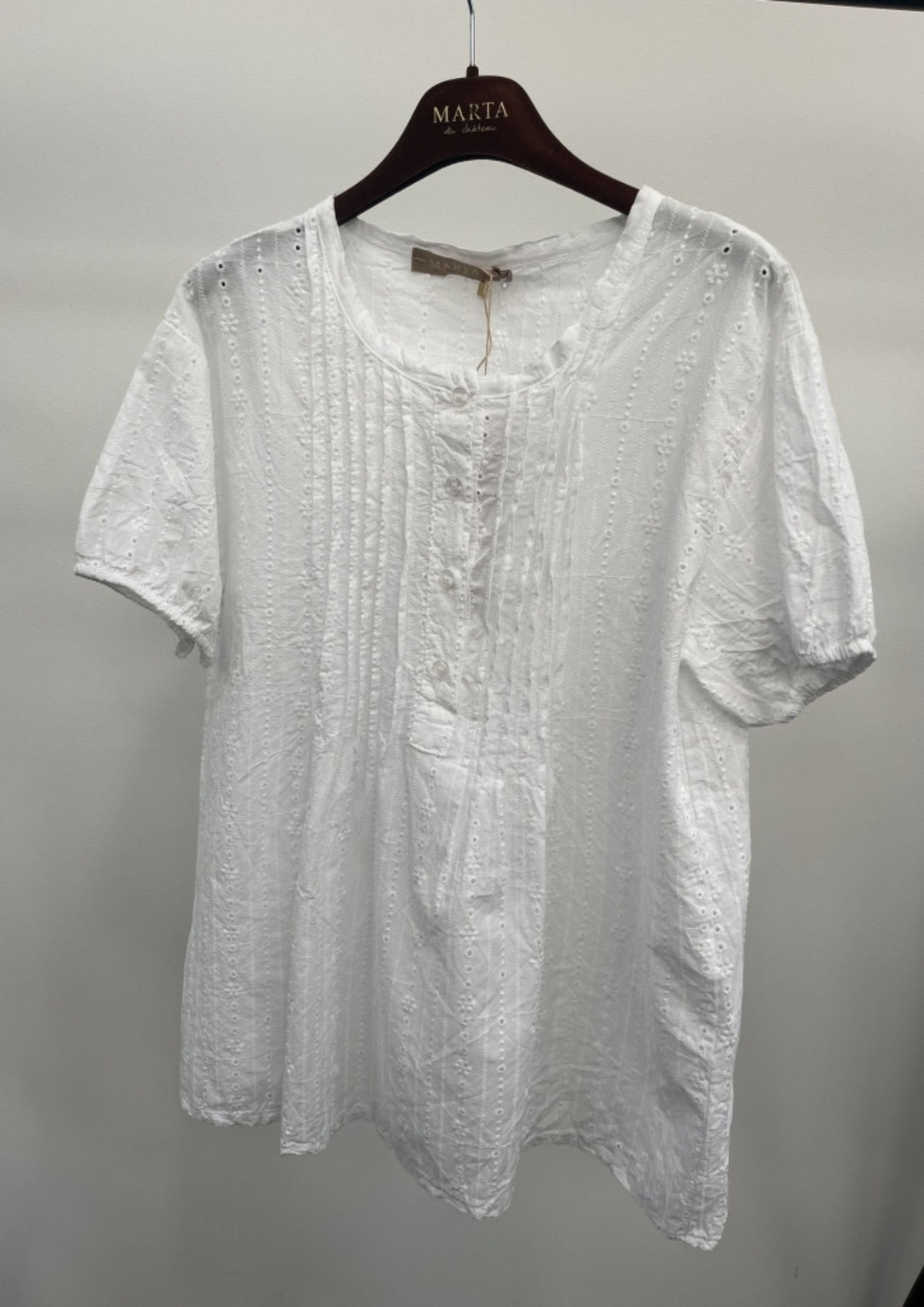 Marta - Freja Bluse - White