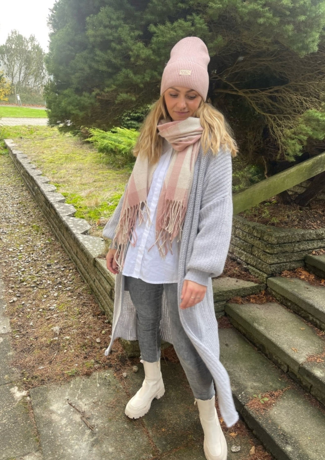 Marta - Halstørklæde - Rose - Onesize