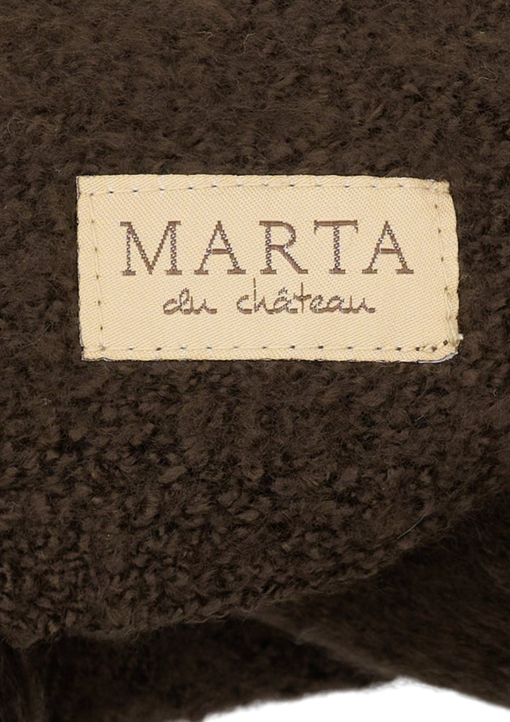 Marta - Halstørklæde - Brown - Onesize