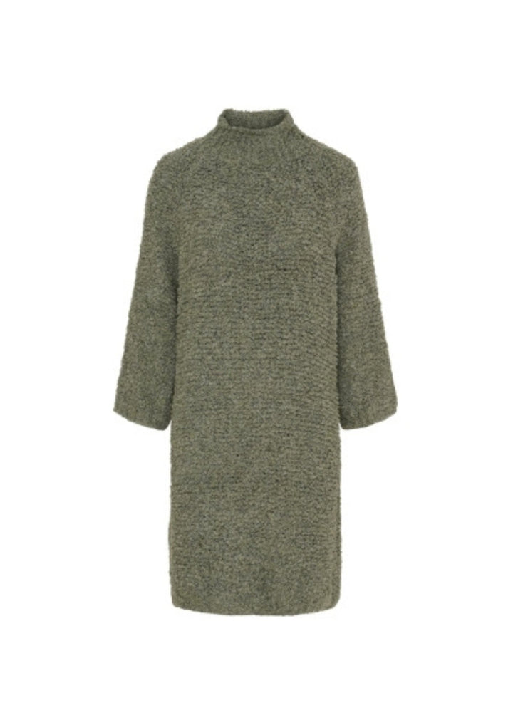 Marta - Hermine Strik Kjole - Salvia - Onesize