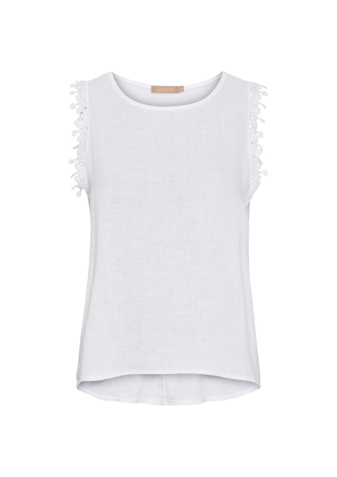 Marta - Holly Top - Optical White