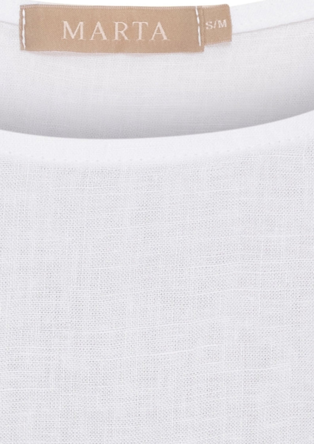 Marta - Holly Top - Optical White