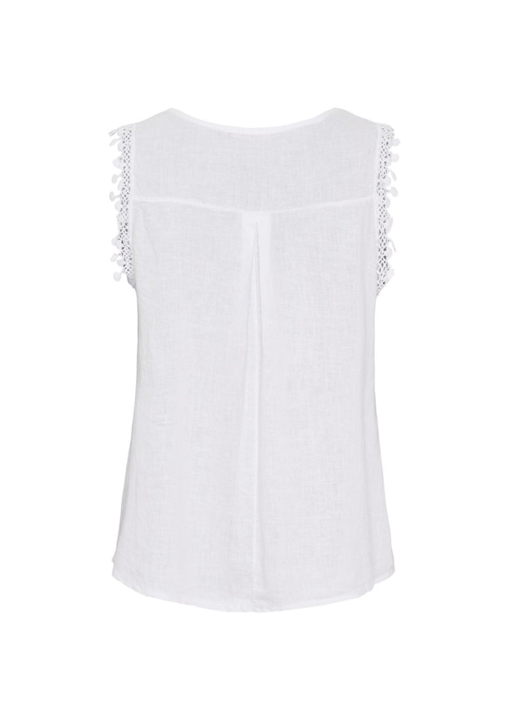 Marta - Holly Top - Optical White