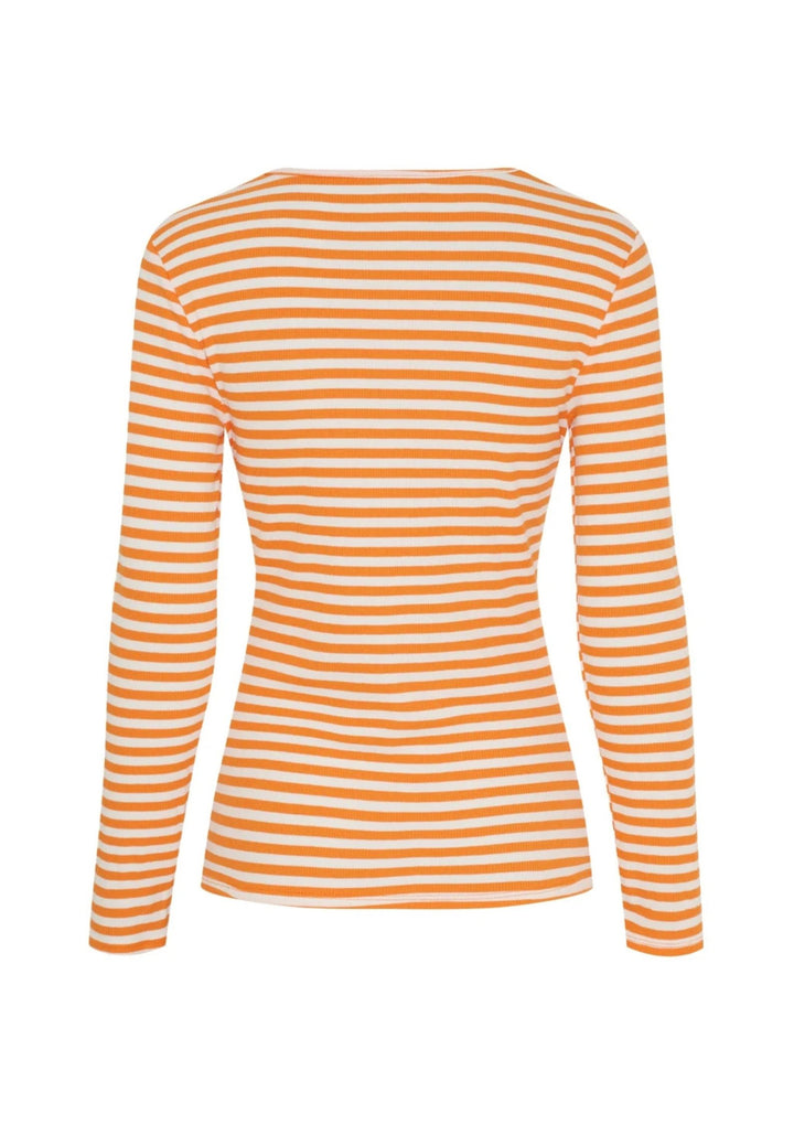 Marta - Josiane LS Tee - Arancio/greggio