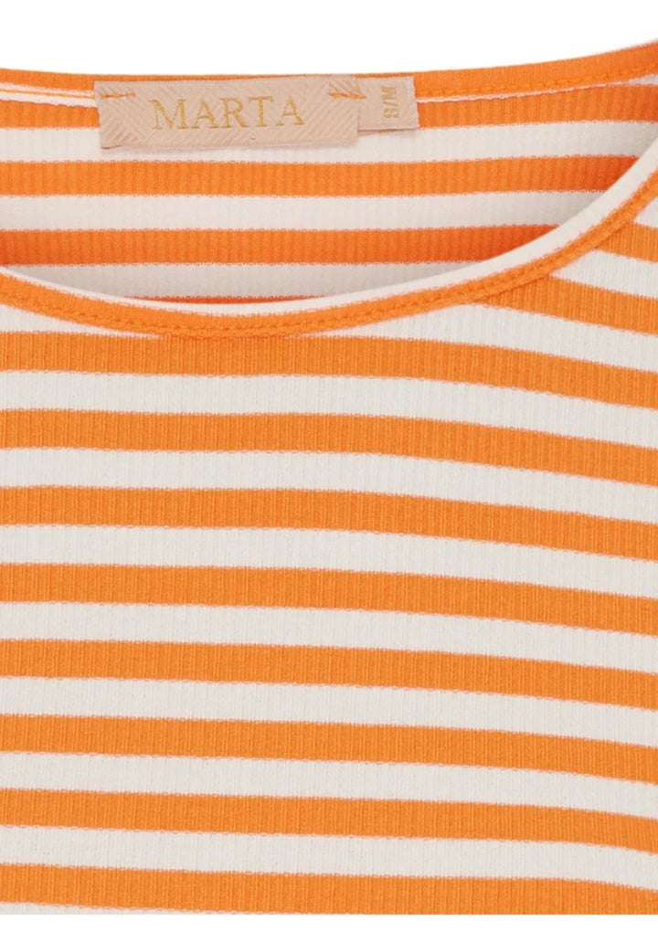 Marta - Josiane LS Tee - Arancio/greggio