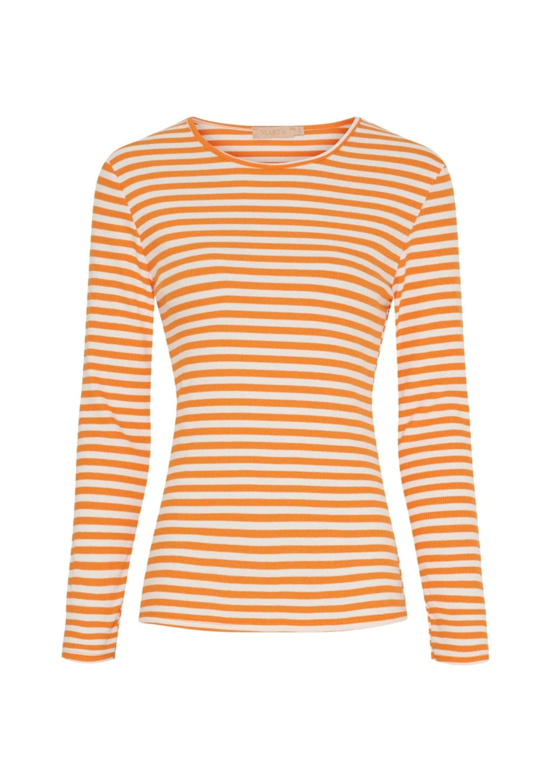 Marta - Josiane LS Tee - Arancio/greggio