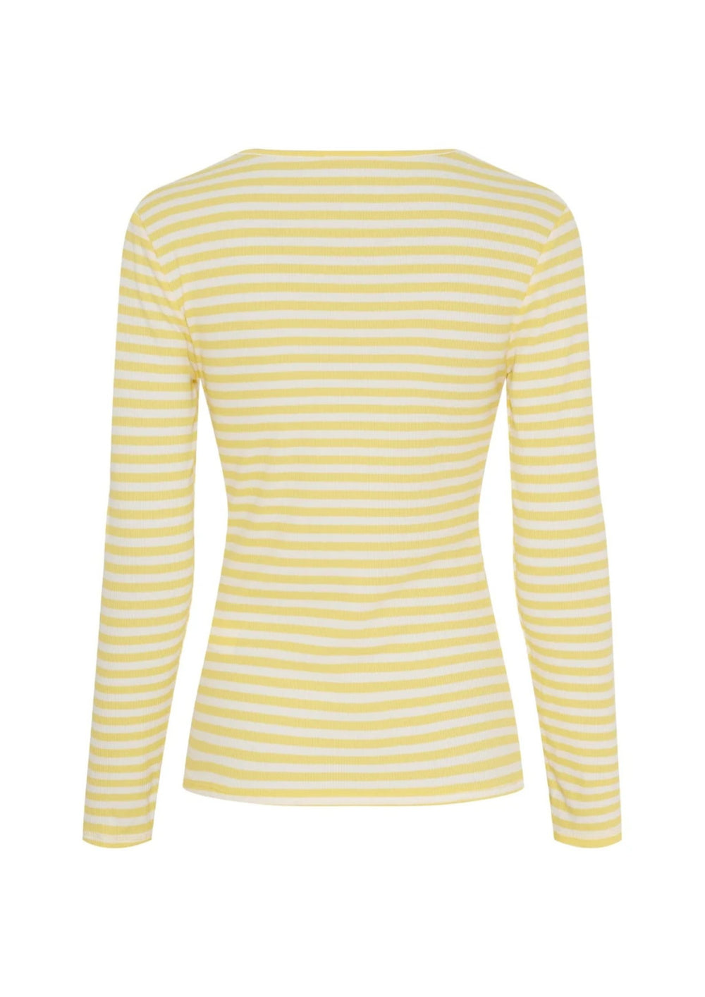 Marta - Josiane LS Tee - Giallo/greggio