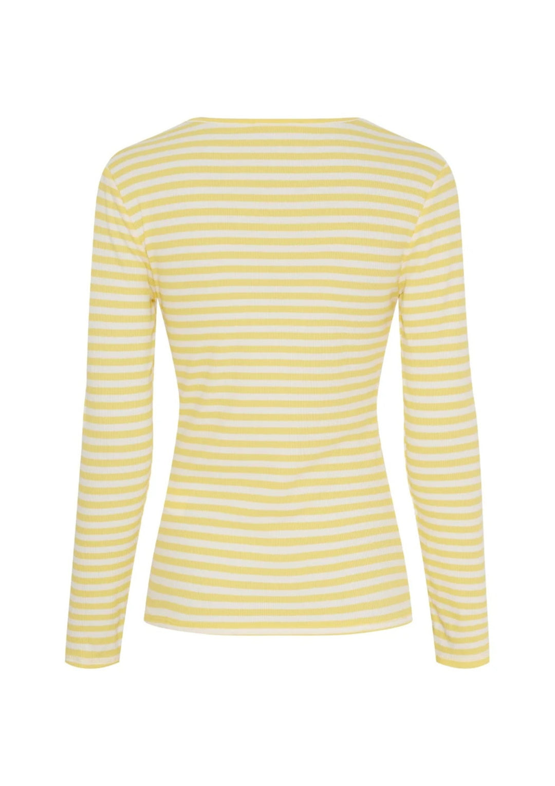 Marta - Josiane LS Tee - Giallo/greggio