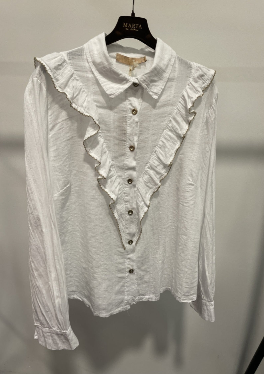 Marta - Laurette shirt - White/beige