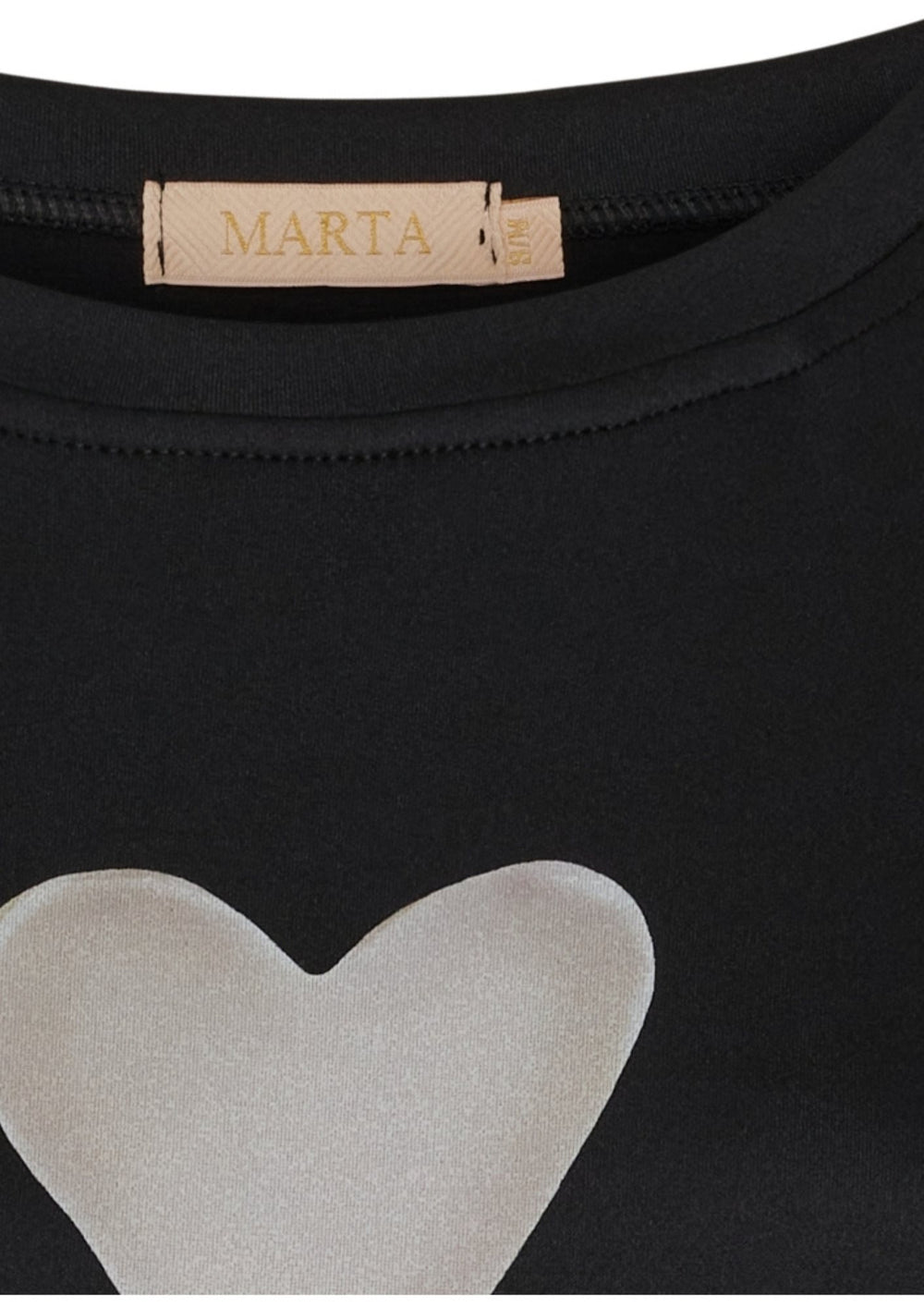 Marta - Livia Sweat Kjole - Black