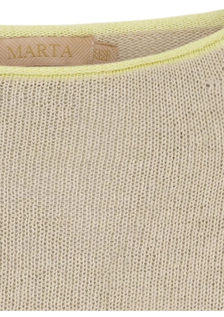 Marta - Margueritte Strik - Beige/Giallo - Onesize