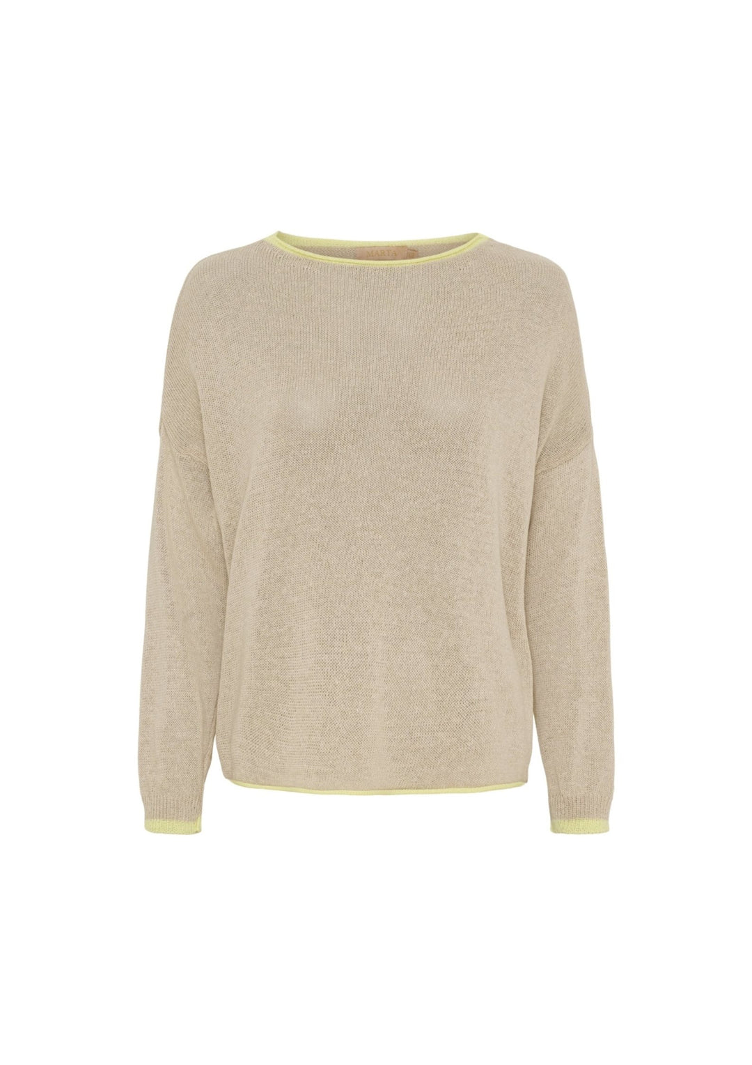 Marta - Margueritte Strik - Beige/Giallo - Onesize