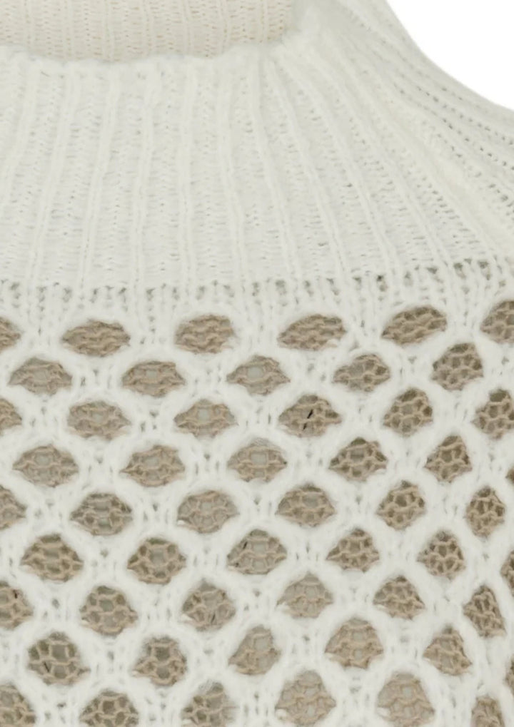 Marta - MdcClemence Strik - Bianco/Beige - Onesize
