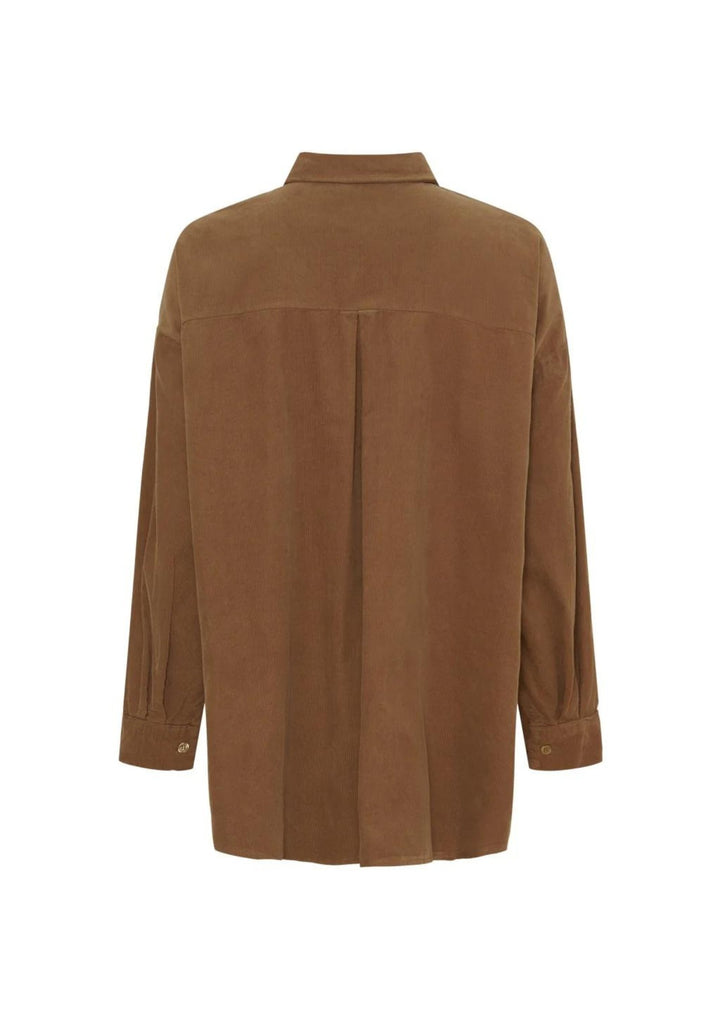 Marta - MdcGiselle skjorte - Dark Camel - Onesize