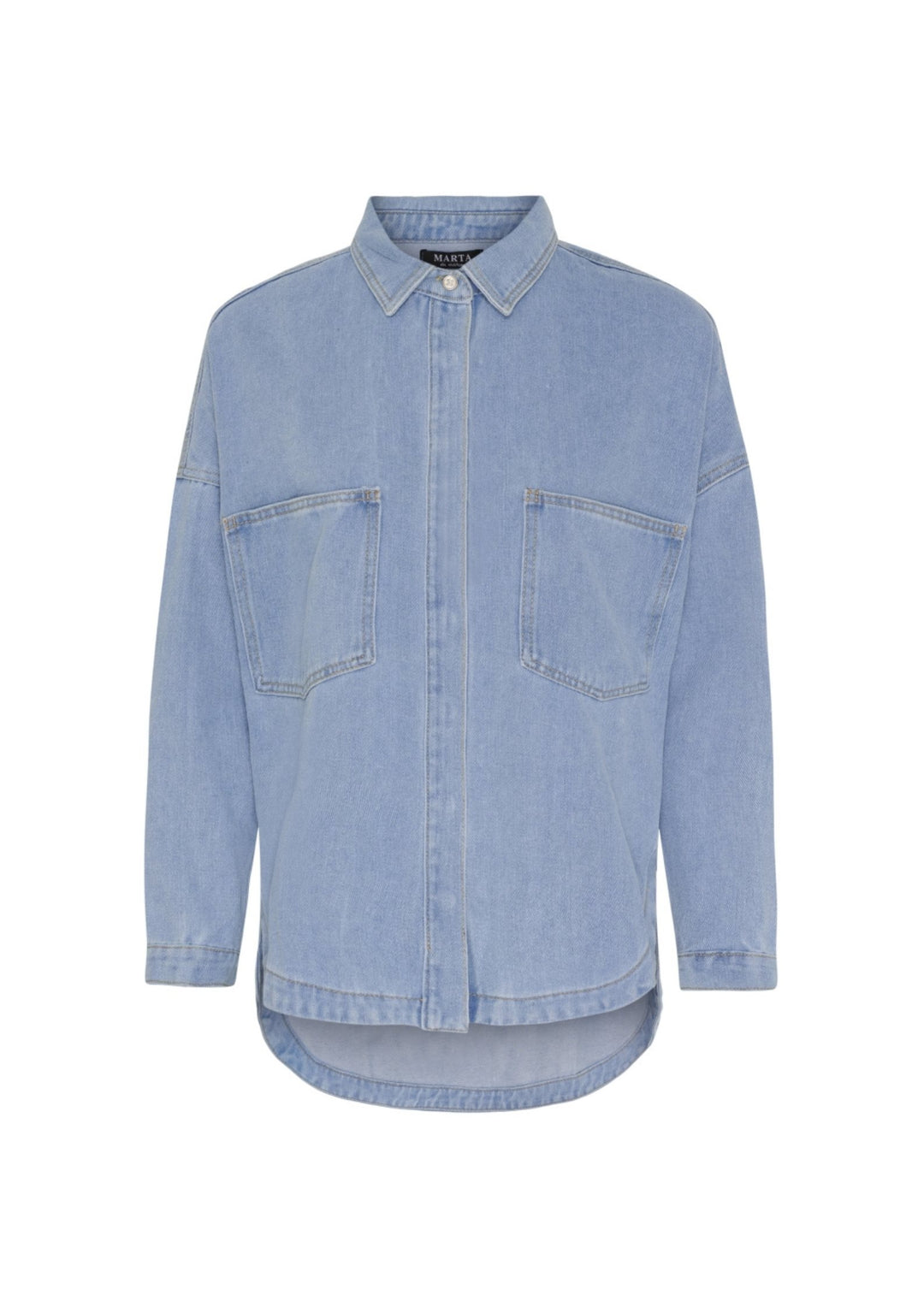 Marta - MdcIvana Shirt - Blue Denim