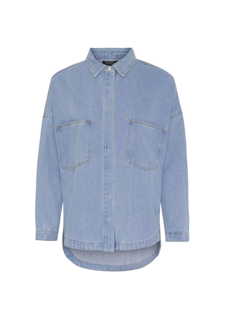 Marta - MdcIvana Shirt - Blue Denim