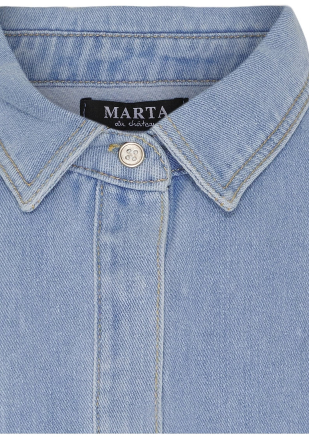 Marta - MdcIvana Shirt - Blue Denim