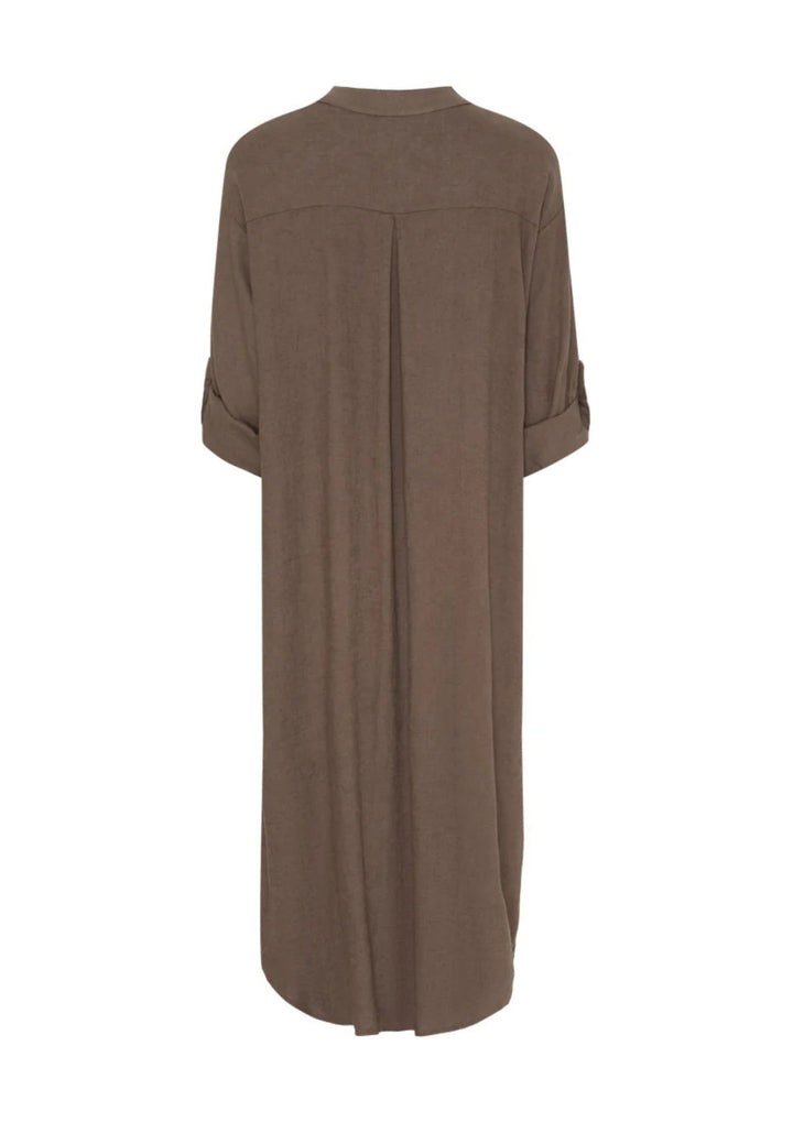 Marta - MdcNess - Kjole - Cold brown